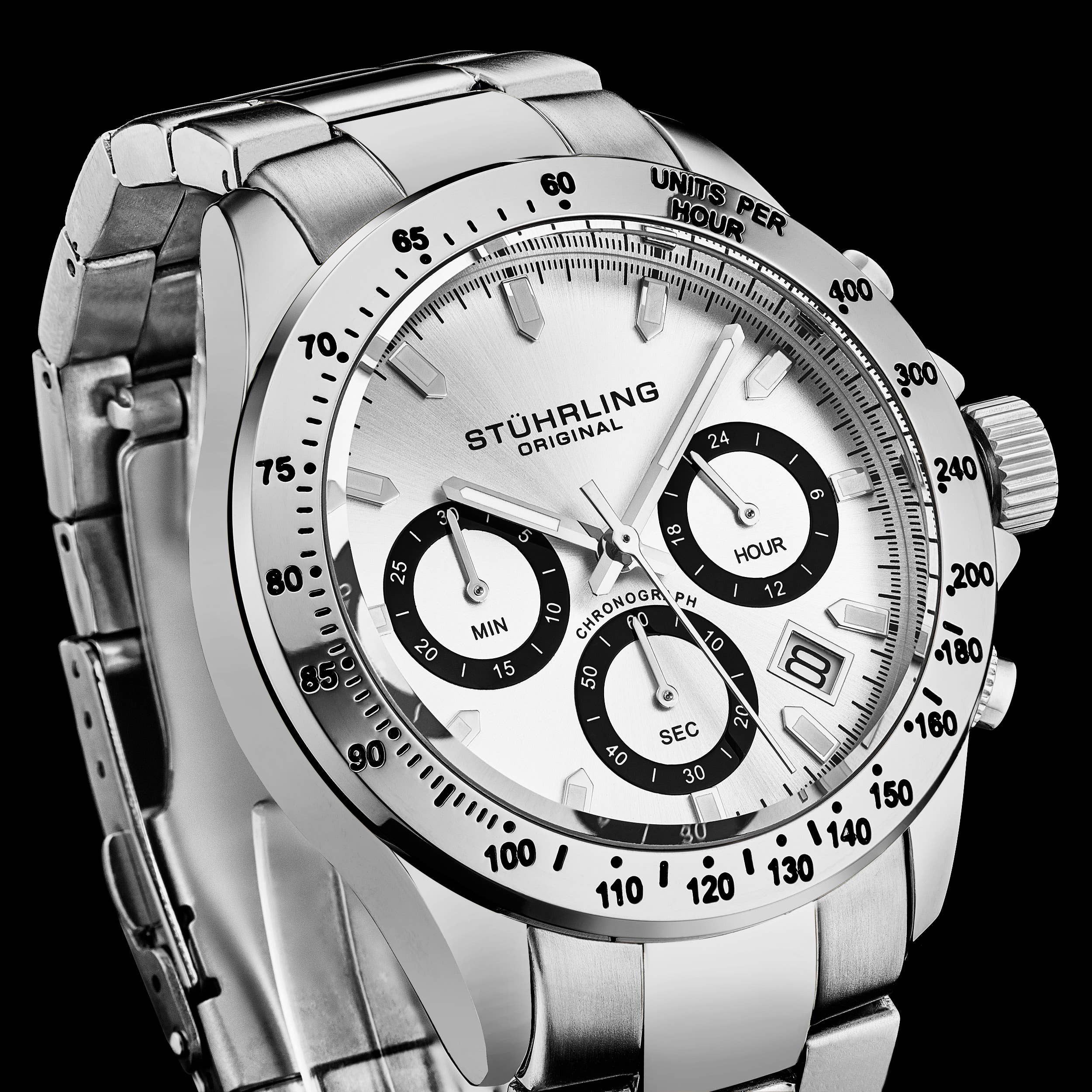 Stuhrling Ultima 3960 Quartz 42mm Chronograph